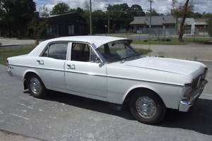 White Ford Falcon